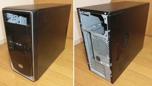 動作保証 CoolerMaster Elite 344 Silver USB3.0 黒 MicroATX ミニタワー