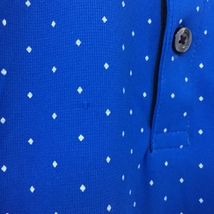 TIGORA ティゴラ 半袖ポロシャツ ブルー×黒 ドット GOLF5 レディース M ゴルフウェア_画像6