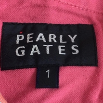 【超美品】PEARLY GATES パーリーゲイツ ショートパンツ レッド×ピンク チェック柄 レディース 1(M) ゴルフウェア_画像4