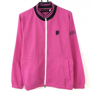 VIVA HEART viva Heart жакет блузон розовый × чёрный тканый ткань тонкий мужской 50 Golf одежда 