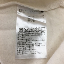 【美品】アディダス 長袖ハイネックシャツ 白×ピンク ハーフジップ 表微起毛 千鳥格子柄 レディース L/G ゴルフウェア adidas_画像5