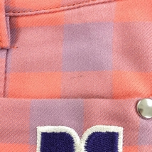【美品】パーリーゲイツ プリーツスカート ピンク×ライトパープル チェック柄 複数ポケット レディース 1(M) ゴルフウェア PEARLY GATES_画像10