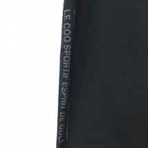 【美品】le coq sportif ルコック パンツ 黒 裏メッシュ 裾ドローコード メンズ M ゴルフウェア_画像4
