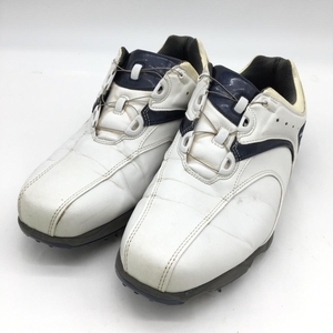 FootJoy フットジョイ ゴルフシューズ 白×ネイビー EXL ボア 45144J メンズ 27.0 ゴルフウェア