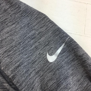 【新品】NIKE ナイキゴルフ フード付プルオーバー 杢グレー DRI-FIT STAYCOOL 指ぬき レディース M ゴルフウェアの画像3