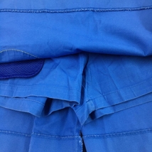 ビバハート スカート ブルー×ライトグリーン 複数ポケット サイドスリット 内側インナーパンツ レディース 38 ゴルフウェア VIVA HEART_画像4