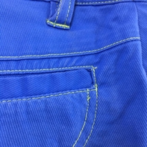ビバハート スカート ブルー×ライトグリーン 複数ポケット サイドスリット 内側インナーパンツ レディース 38 ゴルフウェア VIVA HEART_画像7