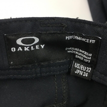 【超美品】オークリー パンツ 黒 総柄 HYDROLIX ティー装着可 複数ポケット メンズ 34 ゴルフウェア 2022年モデル Oakley_画像5