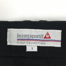 【美品】ルコック スカート 黒×白 ドット柄 コットン100％ 5ポケット レディース 1 ゴルフウェア le coq sportif_画像4