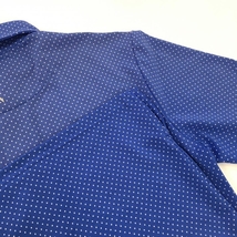 RLXラルフローレン 半袖ポロシャツ ブルー×白 ドット メンズ XS ゴルフウェア Ralph Lauren_画像8
