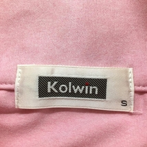 コルウィン 半袖ハイネックシャツ ピンク ハーフジップ レディース S ゴルフウェア Kolwin_画像4
