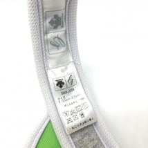 デサントゴルフ サンバイザー ライトグリーン×白 クリップバイザー レディース F(55-57cm) ゴルフウェア DESCENTE_画像8