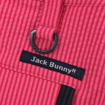 【超美品】ジャックバニー スカート ピンク ストライプ サッカー生地 ストレッチ レディース 1(M) ゴルフウェア Jack Bunny_画像4