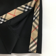 【超美品】バーバリー パンツ 黒 半端丈 コットン混 ストレッチ レディース 7 ゴルフウェア BURBERRY GOLF_画像3