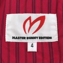 マスターバニー パンツ ピンク ティー装着可 バックロゴ刺しゅう メンズ 4(M) ゴルフウェア MASTER BUNNY EDITION_画像5