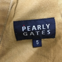 パーリーゲイツ パンツ ブラウン系 無地 メンズ 5(L) ゴルフウェア PEARLY GATES_画像4
