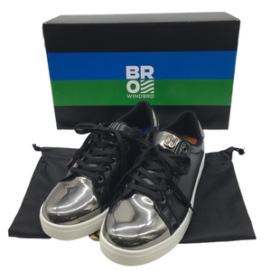 [ new goods ]efi rental golf shoes black × silver soft spike WINDBRO men's 25.0 Golf wear efficace