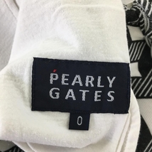 パーリーゲイツ スカート 黒×白 総柄 レディース 0 ゴルフウェア PEARLY GATES_画像5