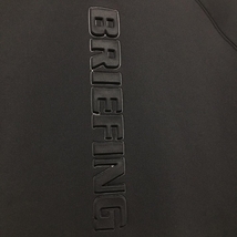 【超美品】ブリーフィング ジャケットブルゾン 黒 後ろ立体ロゴ メンズ S ゴルフウェア 2023年モデル BRIEFING_画像5