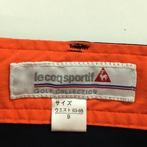 【美品】ルコック スカート ネイビー×白 バックロゴ 内側メッシュインナーパンツ レディース 9 ゴルフウェア le coq sportif_画像6