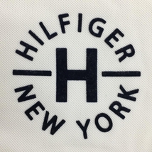 【超美品】トミーヒルフィガー 長袖ハイネックシャツ 白×ネイビー 袖ボーダー レディース M ゴルフウェア Tommy Hilfiger Golf_画像4