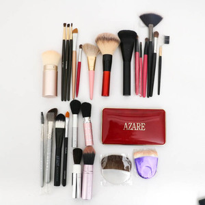  Azare / Cheer ki other make-up brush etc. unused have 26 point set together large amount make-up tool cosmetics writing brush lady's AZAREetc.