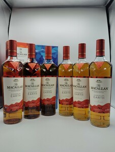 【未開栓】ザ・マッカラン ア・ナイト・オン・アース・イン・スコットランド 6本セット 700ml 43% 箱付き MACALLAN 専用段ボール ●464-469