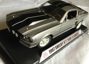 ■SHELBY COLLECTIBLES■シェルビーコレクティブルズ■1967 SHELBY G.T.500E ELEANOR■エレノア■銀×黒ライン■1/18■22■
