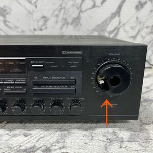 MYM4-50 激安 YAMAHA NATURAL SOUND STEREO AMPLIFIER AVX-100 アンプ 通電不可 ジャンク品 ※3回再出品で処分の画像3