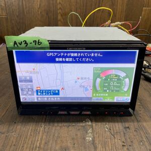 AV3-76 激安 カーナビ Carrozzeria Pioneer AVIC-ZH09CS KKMH022846JP HDDナビ CD DVD Bluetooth 本体のみ 簡易動作確認済 中古現状品