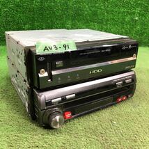 AV3-91 激安 カーナビ ALPINE NVA-HD55S IVA-D310EU H61050048 T50511937 HDDナビ インダッシュ CD DVD 通電未確認 ジャンク_画像2