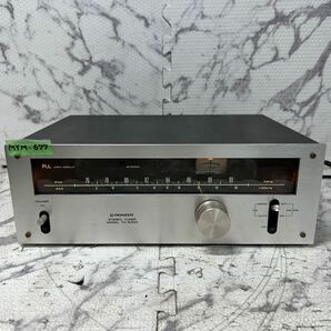 MYM-677 激安 Pioneer STEREO TUNER TX-6300 通電OK ステレオチューナー 中古現状品の画像1