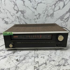 MYM-678 激安 TRIO SOLID STATE AUTOMATIC FM STEREO TUNER FX-11T 通電OK ステレオチューナー 中古現状品