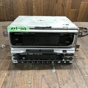 AV3-123 激安 カーステレオ KENWOOD RD-380 RX-680MD CD MD FM/AM プレーヤー レシーバー 通電未確認 ジャンク