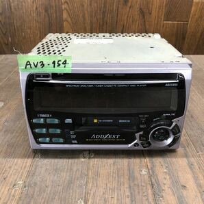 AV3-154 激安 カーステレオ ADDZEST ADX5355 0021628 CD カセット FM/AM プレーヤー 通電未確認 ジャンクの画像1