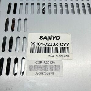 AV3-197 激安 カーステレオ CDプレーヤー SUZUKI SANYO 39101-72J0X-CYY CDF-R3013A CD FM/AM 本体のみ 簡易動作確認済み 中古現状品の画像5