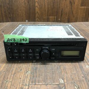 AV3-243 激安 カーステレオ CDプレーヤー いすゞ エルフ トラック 24V用 8976117240 PI-2694S 0033215 CD FM/AM 通電未確認 ジャンク