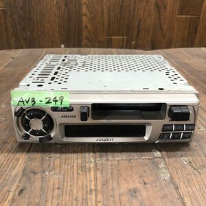 AV3-249 激安 カーステレオ テープデッキ ADDZEST ARB2650 0042506 カセット FM/AM 通電未確認 ジャンク