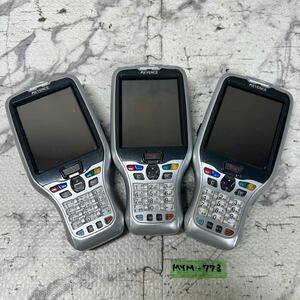 MYM-773 激安 KEYENCE ハンディターミナル BT-W100 キーエンス バーコードリーダー 動作未確認 3台セット ジャンク 同梱不可