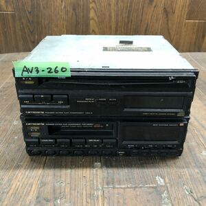 AV3-260 激安 カーステレオ Carrozzeria Pioneer KEH-8050 CDX-3 HJ11151 CD カセット FM/AM プレーヤー デッキ 通電未確認 ジャンク