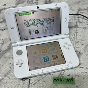 MYG-1455 super-discount ge-. machine body Nintendo 3DS LL start-up OK Junk including in a package un- possible 