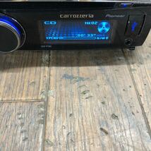 AV3-320 激安 カーステレオ CDプレーヤー Carrozzeria Pioneer DEH-P760 CD USB AUX FM/AM 本体のみ 簡易動作確認済み 中古現状品_画像2