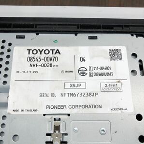 AV3-351 激安 カーナビ TOYOTA NSCP-W62 08545-00V70 pioneer NVF-0028 メモリーナビ CD Bluetooth 本体のみ 起動確認済 中古現状品の画像7