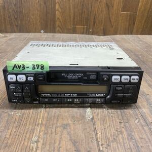 AV3-378 激安 カーステレオ TOYOTA TSP-5425 08600-00600 Pioneer KEH-M9106zt RB089884 カセット FM/AM テープデッキ 通電未確認 ジャンク