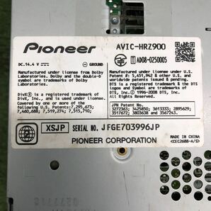 AV3-380 激安 カーナビCarrozzeria Pioneer AVIC-HRZ900 JFGE703996JP HDDナビ CD DVD 通電未確認 ジャンクの画像5