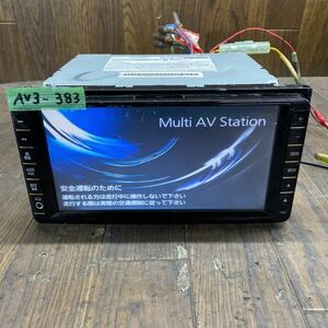 AV3-383 激安 カーナビ TOYOTA NHZN-W59G 08545-00S21 CQ-BS0901CJ 763354 HDDナビ CD DVD 本体のみ 起動確認済 パスロックあり 中古現状品