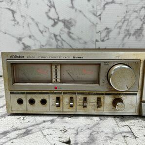 MYM4-21 激安 Victor STEREO CASSETTE DECK KD-A5 カセットデッキ 通電OK 中古現状品 ※3回再出品で処分の画像2