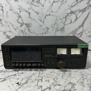 MYM4-25 激安 Technics Stereo Cassette Deck RS-605U カセットデッキ 通電OK 中古現状品 ※3回再出品で処分