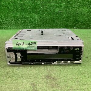 AV3-489 激安 カーステレオ JVC KS-RZ22DA 174X0448 カセット テープデッキ 通電未確認 ジャンク