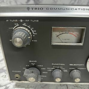 MYM4-74 激安 TRIO COMMUNICATION RECEIVER JR-310 コミュニケーションレシーバー 通電OK 中古現状品 ※3回再出品で処分の画像2